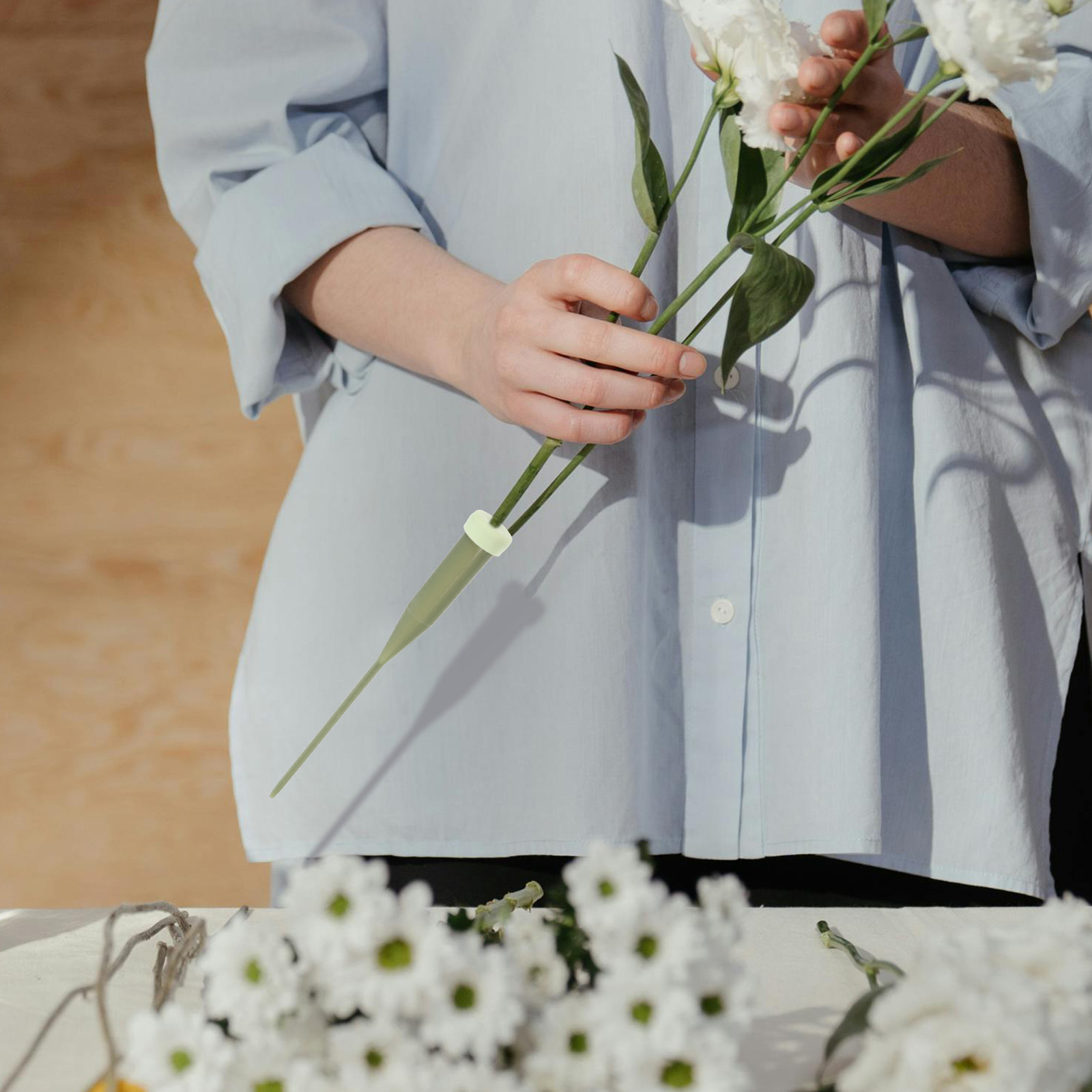 Easy Florist Supply - 50 Pezzi di Tubi Floreali Verdi
