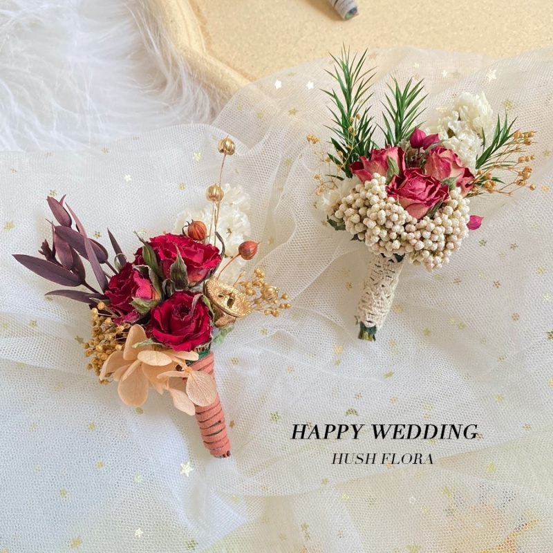 Dried Flower Bunch - Mini bouquet di fiori secchi, delicato
