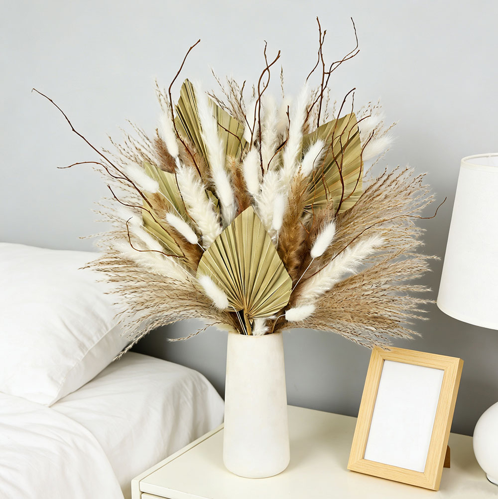 Dried Flower Bunch - Bouquet di foglie di palma essiccate