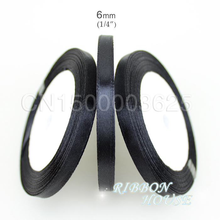 (5 pezzi) Nastro in raso nero  - Ribbon Wired Satin recensione e prezzo