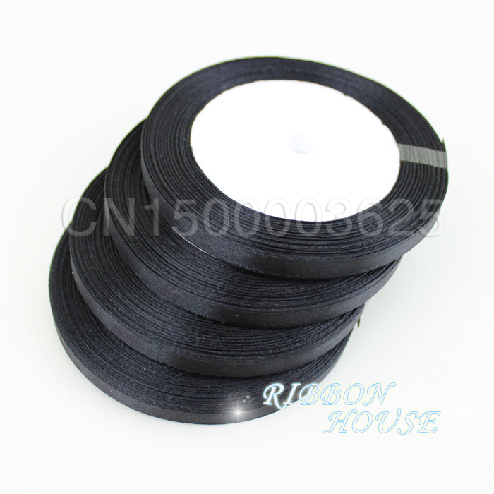 (5 pezzi) Nastro in raso nero  - Ribbon Wired Satin recensione e prezzo