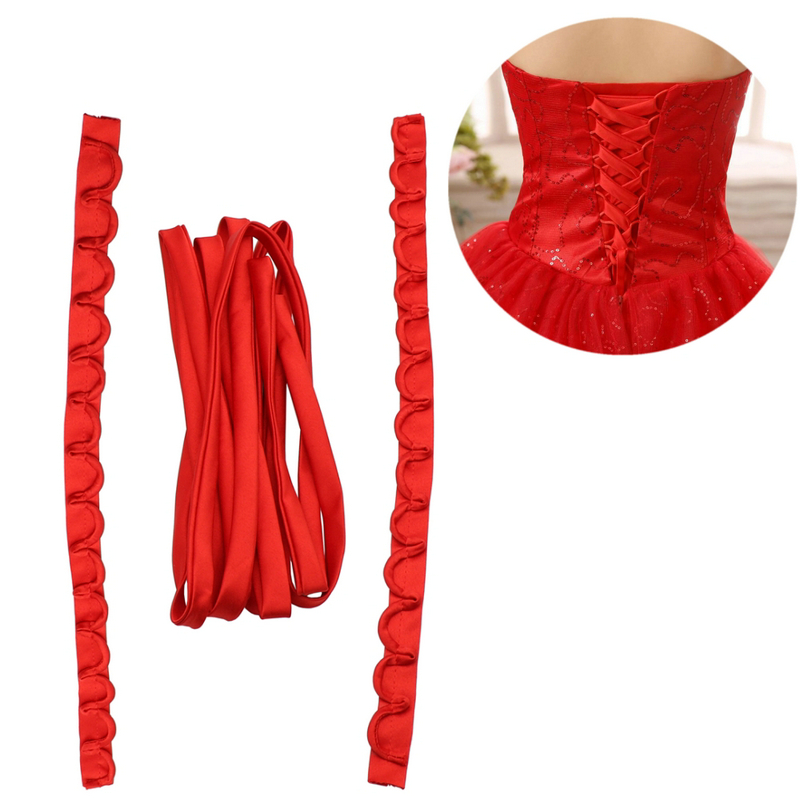 3 pz/set abito da sposa in ras - Ribbon Wired Satin recensione e prezzo