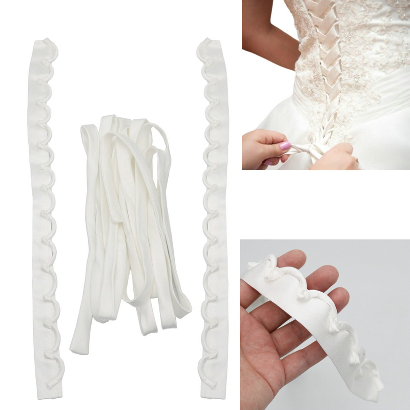 3 pz/set abito da sposa in ras - Ribbon Wired Satin recensione e prezzo
