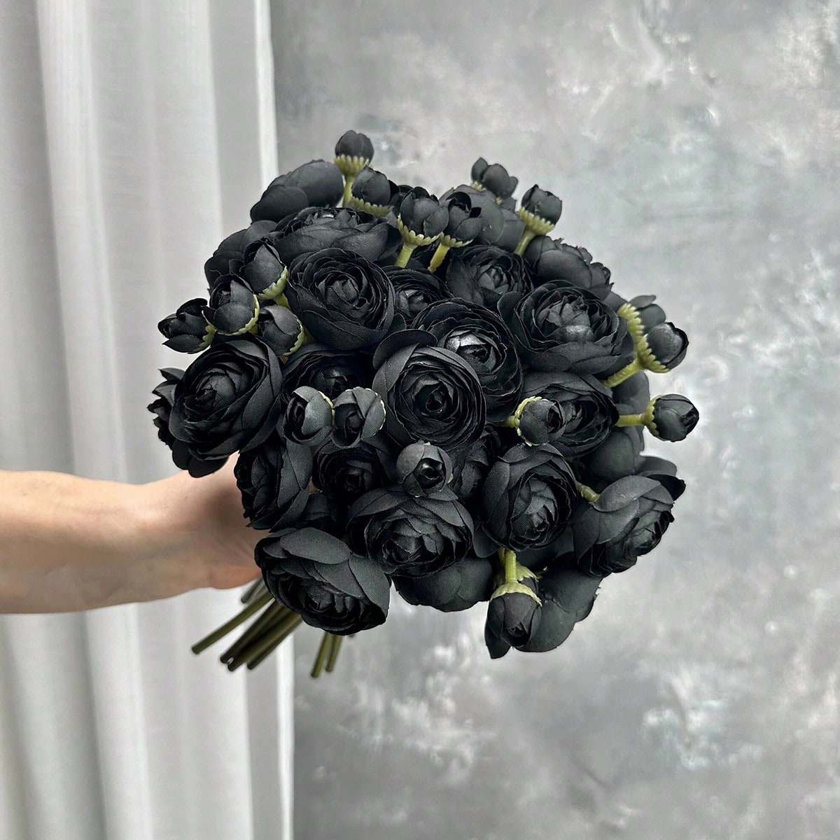 Mini Ranunculus nero fiore di  - Dried Flower Bunch recensione e prezzo