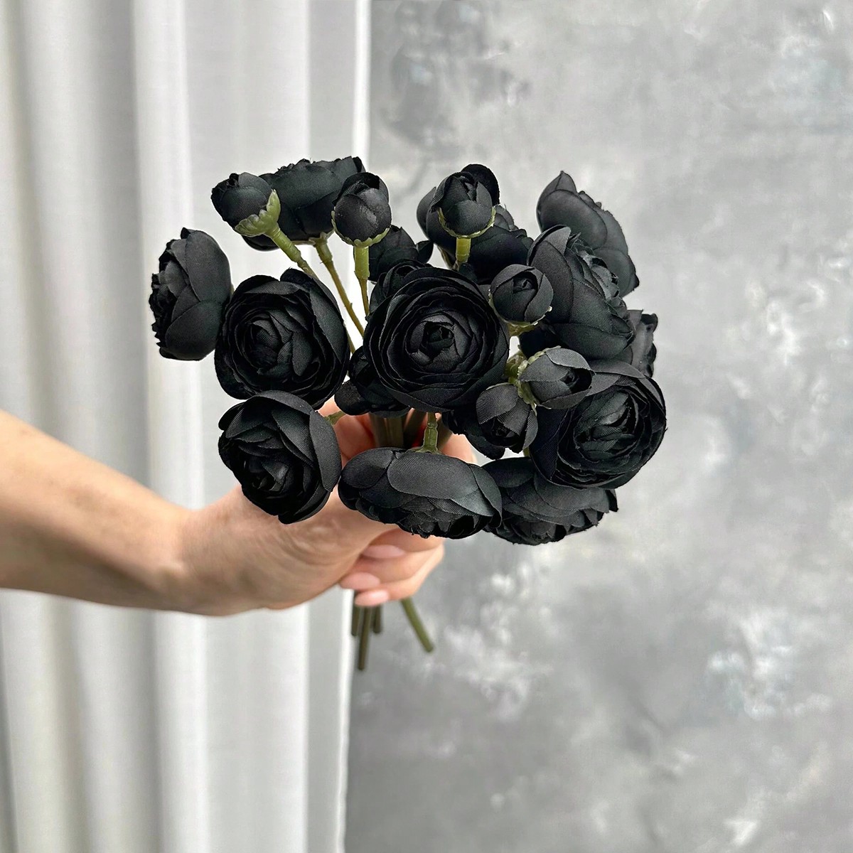 Mini Ranunculus nero fiore di  - Dried Flower Bunch recensione e prezzo